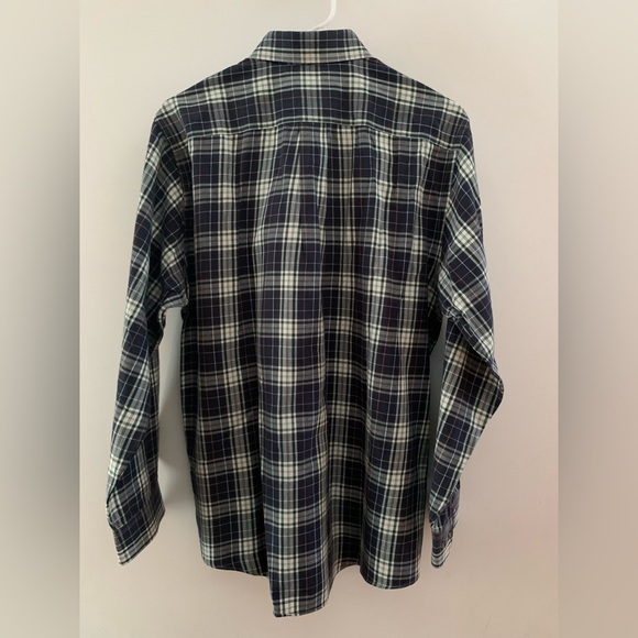 Viyella Men’s Wool Buttondown Plaid Shirt - Picture 7 of 10